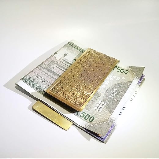 DLCCREATION Brass Money Clip Slim 3cm