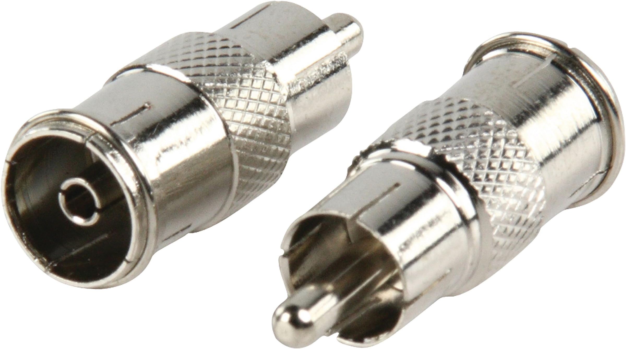 AudioPro Pack of 8 Coax Socket Female to RCA Phono Male Mono Audio Adaptors