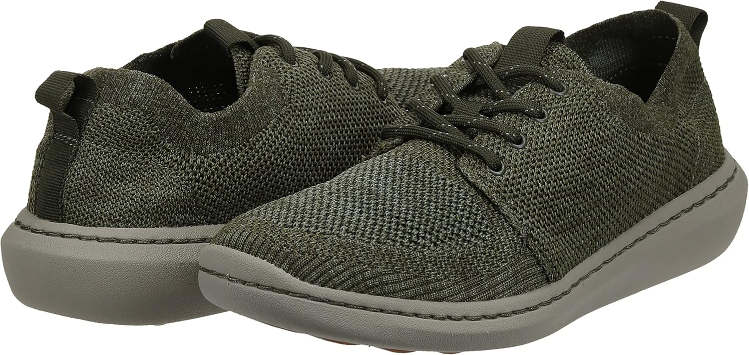 Clarks Men's Step Urban Mix Sneaker 7 Olive Green Combi