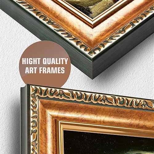 Miniatura 132 de A&T ARTWORK The Starry Night de Vincent Van Gogh. Tamaño del marco: 36 x 30 pulgadas, tamaño de la imagen: 30 x 24 pulgadas, reproducciones clásicas