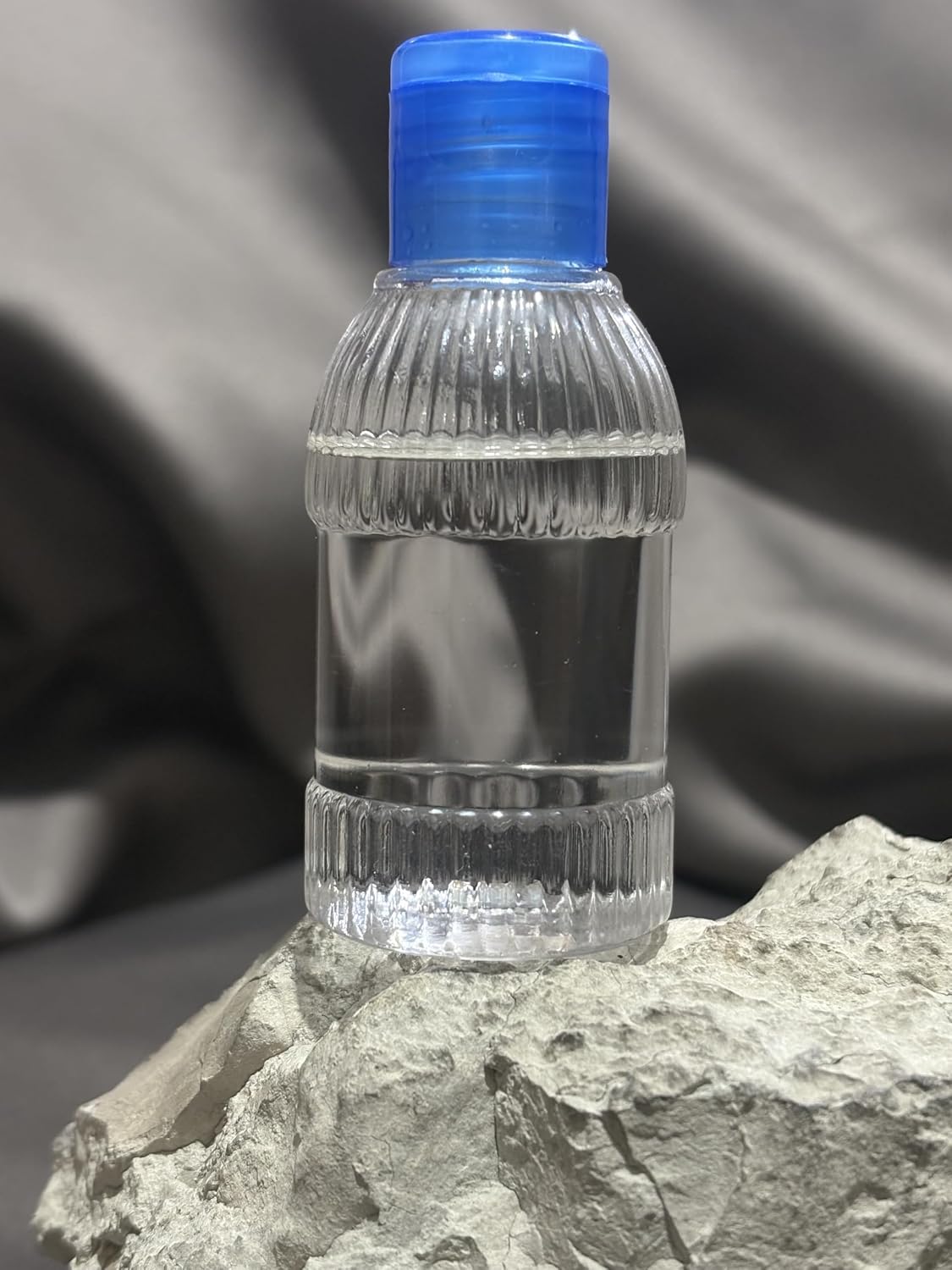 100 Adet 50 ML Boş Plastik Şişe YM23 Mavi Kapak