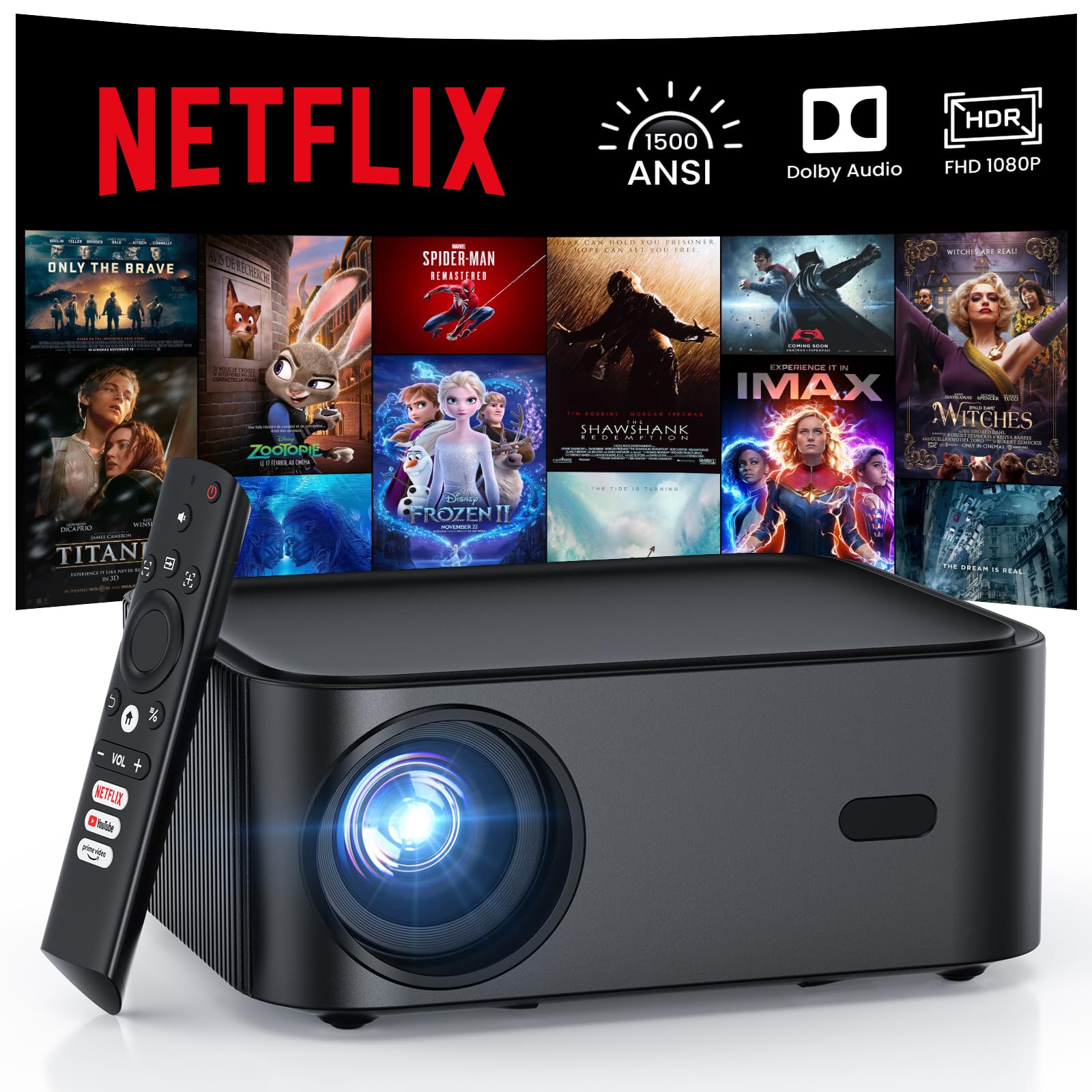 HAPPRUN Projectors,H11 Portable Projector