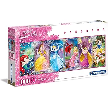 Clementoni 39444 Disney Panorama Collection Princess Puzzle 1000 Pieces