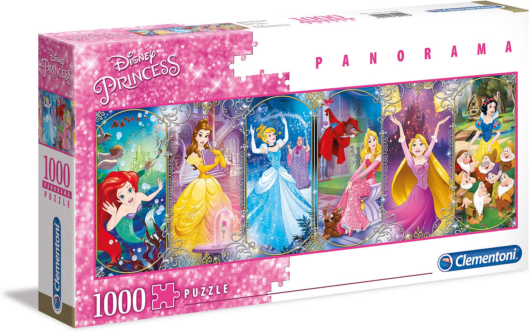 BNIB Disney Princess Panorama 1000pc Jigsaw Puzzles By Clementoni