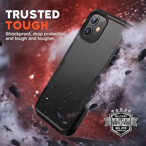 Miniatura 6 de NTG - Funda diseñada para iPhone 12 & iPhone 12 Pro, delgada y ligera, protector sólido de gran resistencia a prueba de golpes para iPhone 12 de 6.1