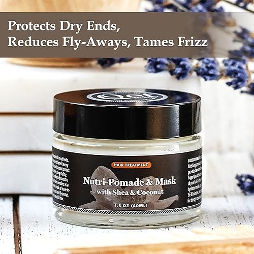 Miniatura 6 de nutri-pomade y máscara con manteca de karité y coco