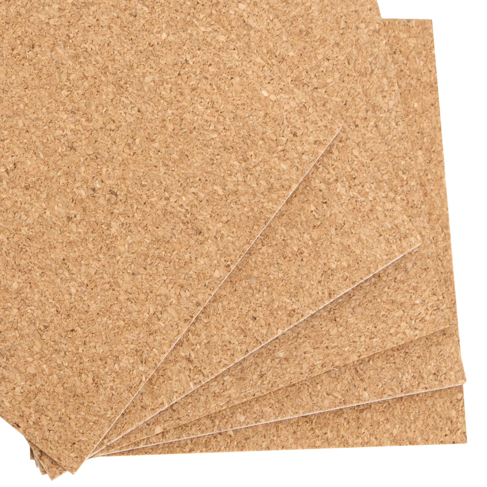 Placas de Corcho Autoadhesivas 30x30 cm 6 mm - Tablero de Corcho para Pared, Tablón de Anuncios