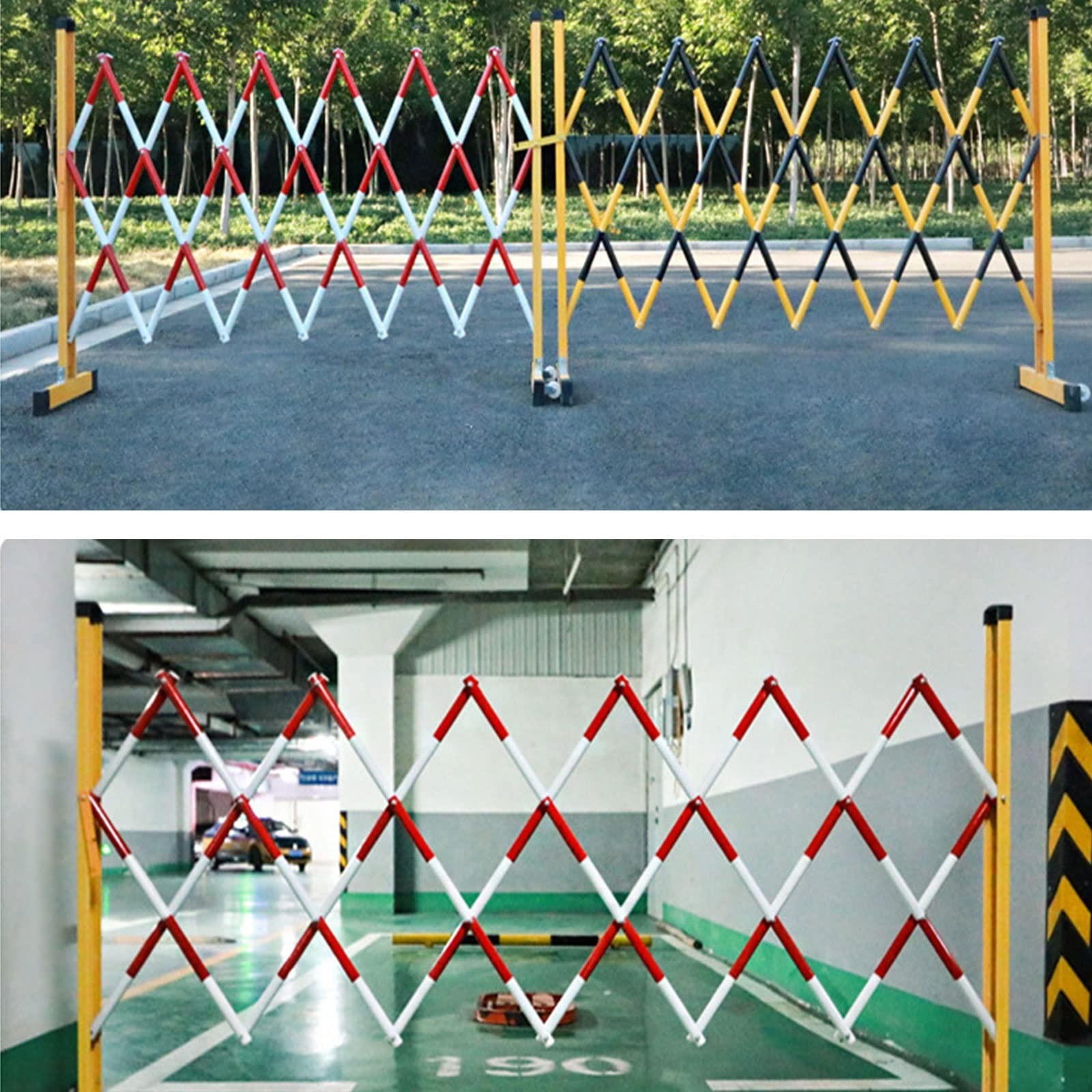 Recinzione telescopica di sicurezza, tubolare isolante, barriera protettiva regolabile per costruzione, cura dei bambini, asilo nido
