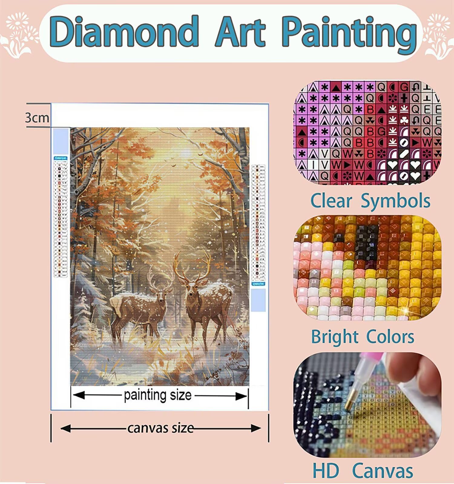 Zestaw do malowania diamentowego lasu, DIY jesienny obraz diamentowy duży 120 x 90 cm, 5D diamenty kryształowy haft krzyżykowy zestaw artystyczny, DIY obrazy diamentowe malowanie dekoracja domu W-641