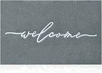 Vista 16 de AAZZKANG Tapete de Bienvenida para Exteriores con Respaldo de Goma Antideslizante Fácil de Limpiar Tapetes de Puerta de Entrada para Áreas