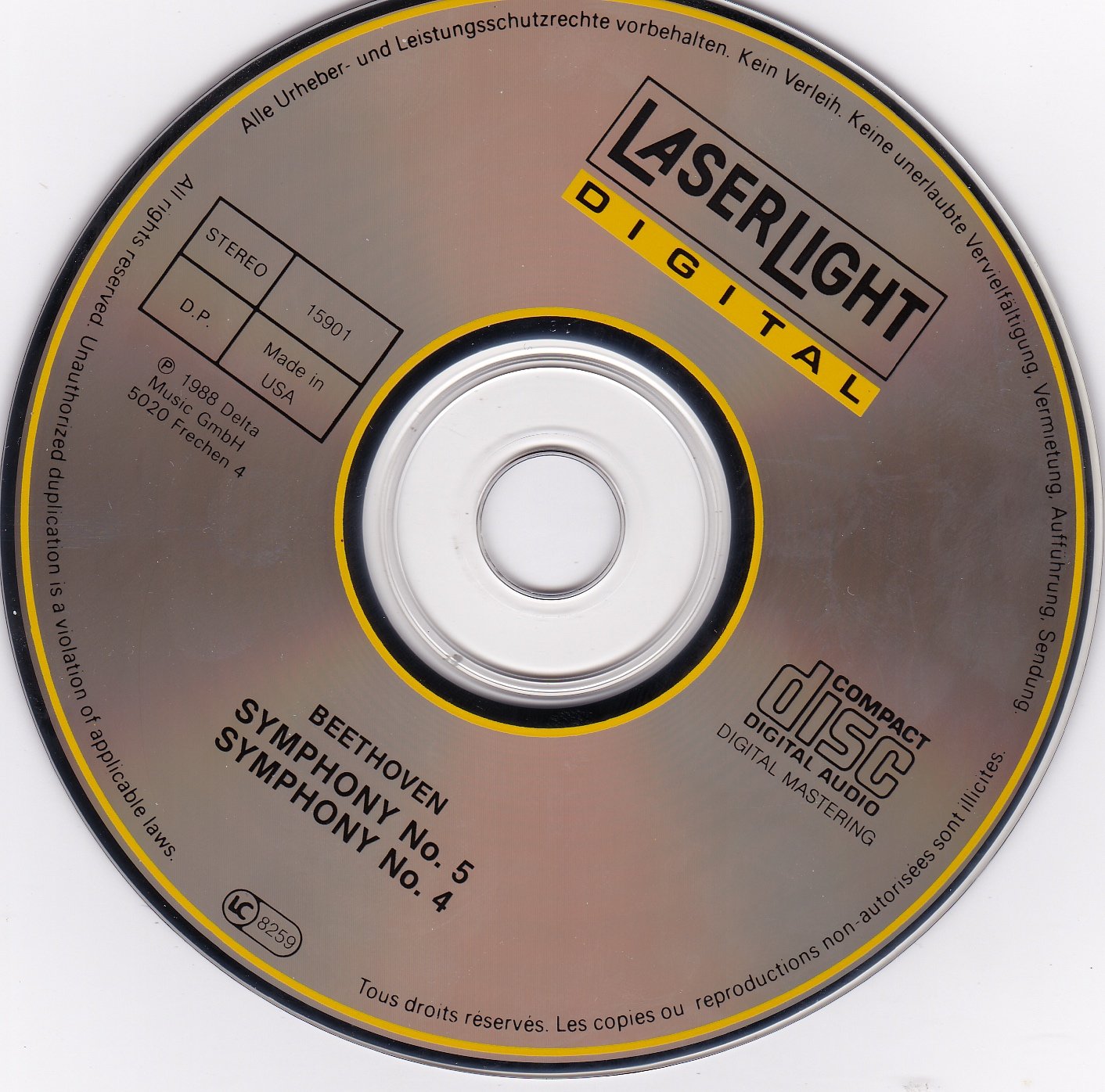 Beethoven Collection 1: Symphonies 5 & 4 [Audio CD] Beethoven; Ferencsik and Hpo
