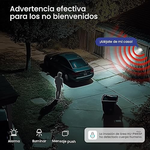 Miniatura 7 de Hugolog Cámaras de seguridad 3K 5MP para interiores y exteriores para seguridad del hogar, cámara para el hogar con visión nocturna a color