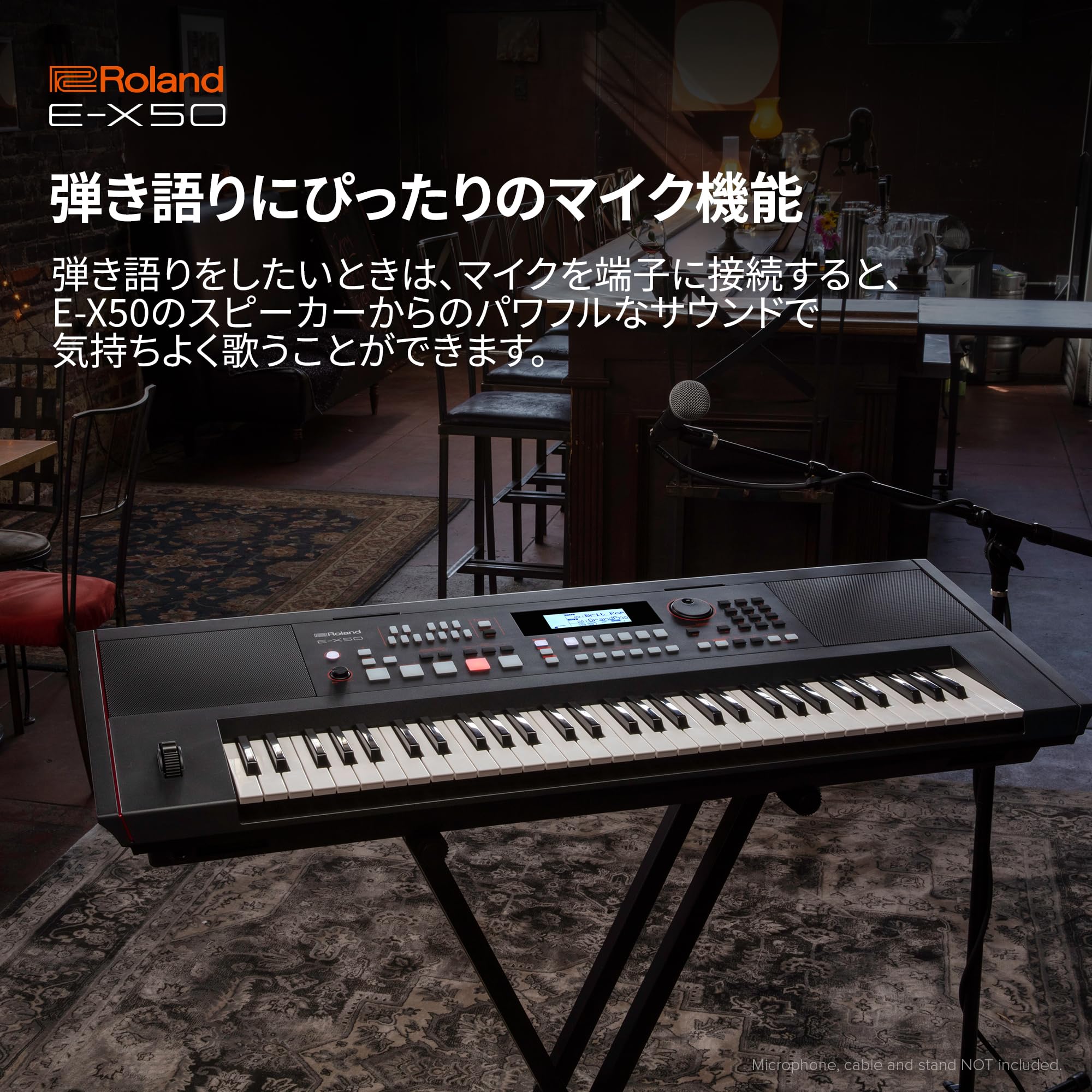 Amazon.co.jp: Roland ローランド アレンジャーキーボード E-X50 61