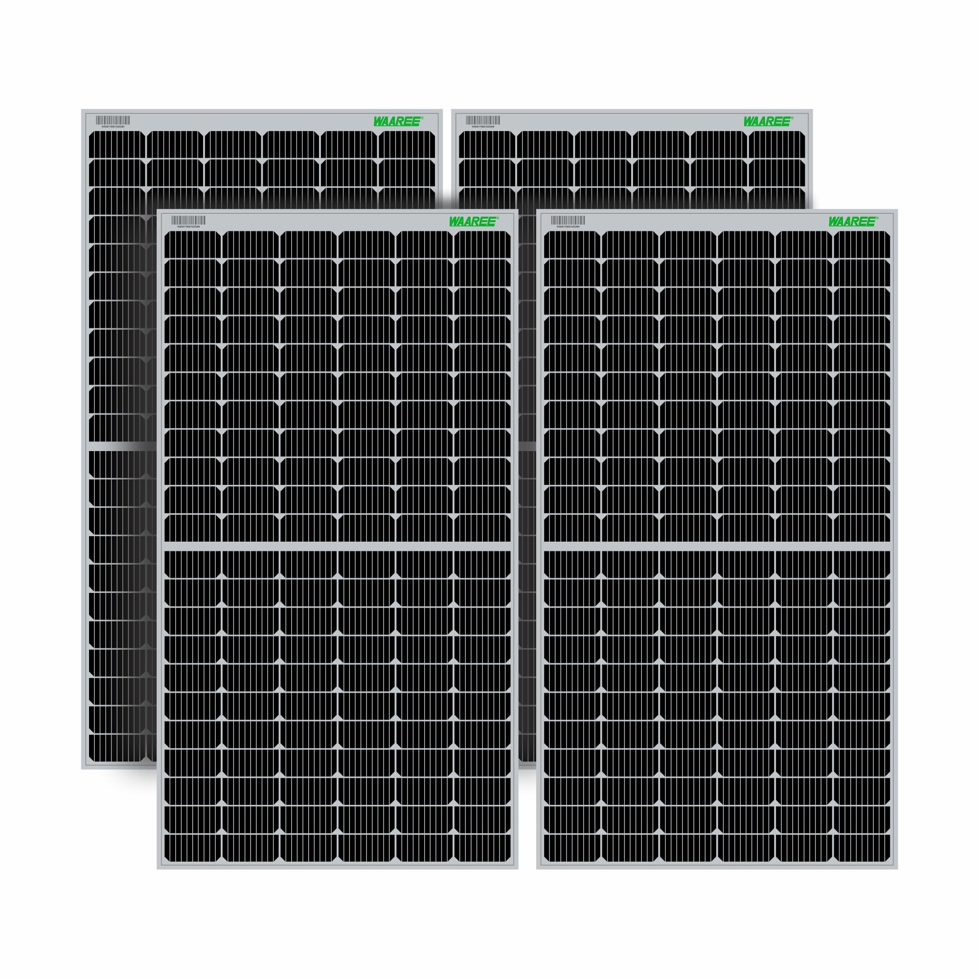 WAAREE (Pack of 4 Solar Panel, 540 x 4) Halfcut 540 Watt 24 Volts 144 Cells Mono PERC Solar Panels, Anodized Aluminum Alloy (B0CD455HWJ) Amazon Price History, Amazon Price Tracker
