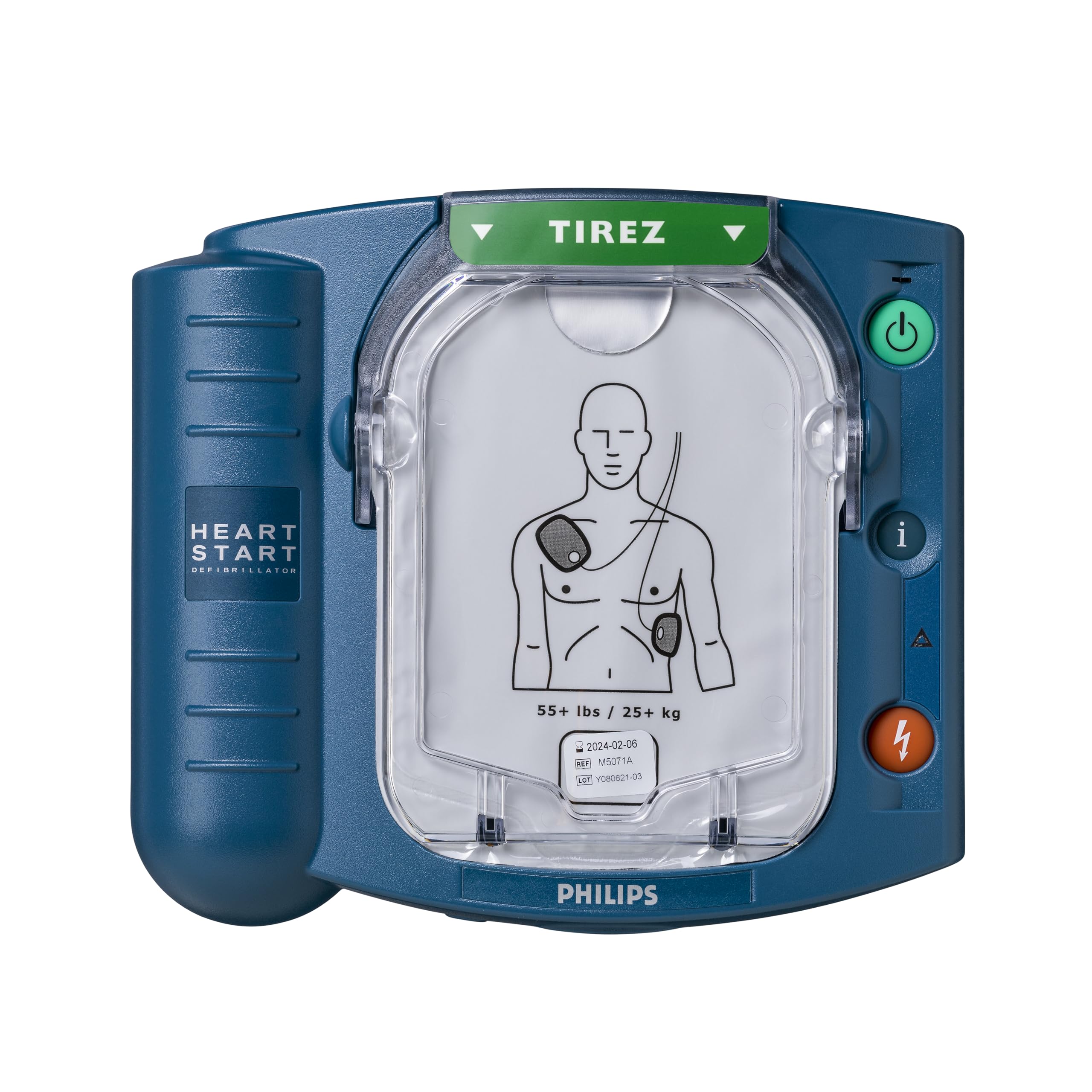 Philips HeartStart Défibrillateur HS1 avec Mallette extra plate, M5066A-C02