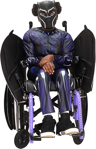 Miniatura 4 de Jazwares Accesorio para silla de ruedas para niños Adaptive Black Panther  Disfraces para sillas de ruedas
