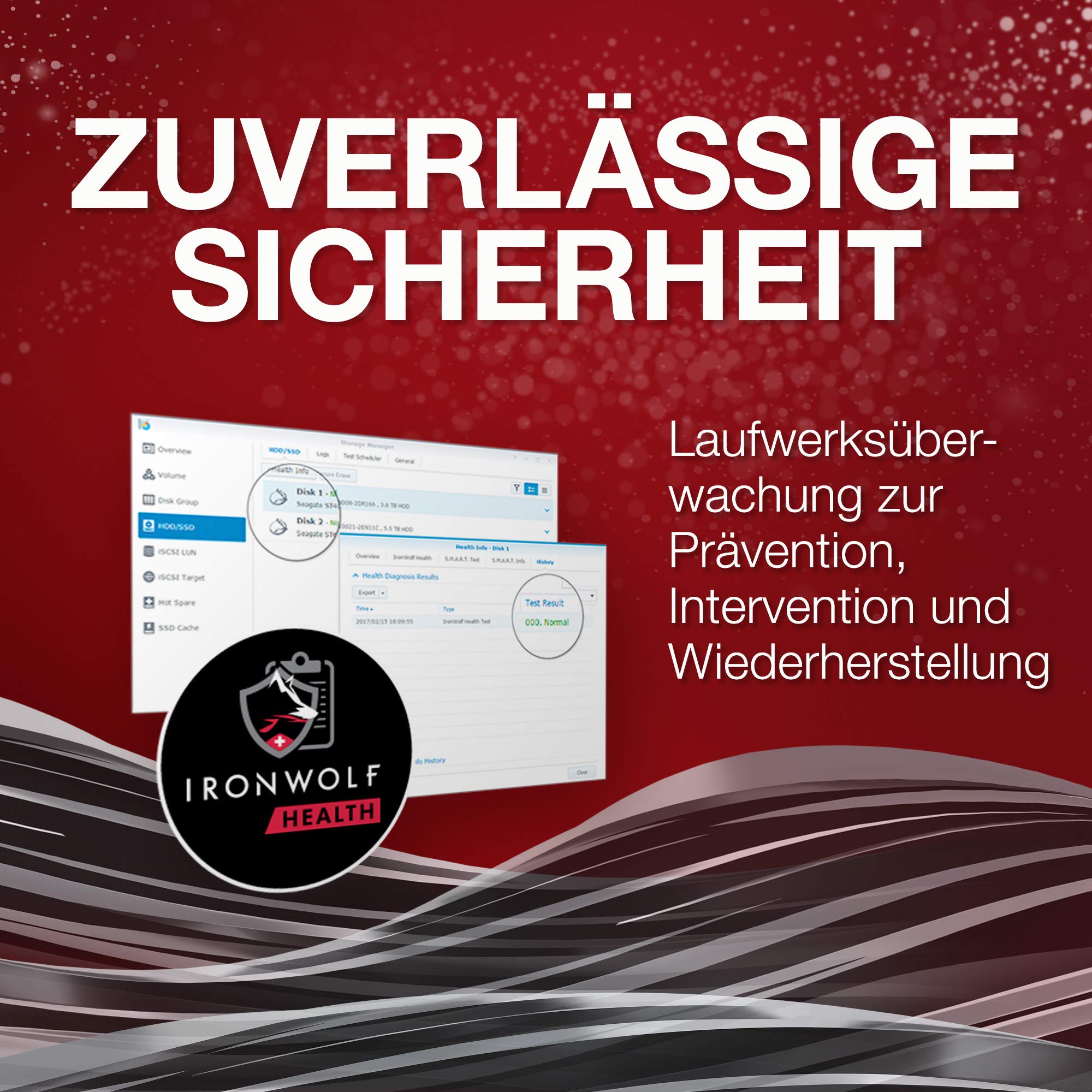 Seagate IronWolf Pro, NAS interne Festplatte 4TB HDD, 3.5 Zoll, 7200 U/Min, CMR, 128 MB Cache, SATA 6GB/s, silber, inkl. 3 Jahre Rescue Service, Modellnr.: ST4000NE001