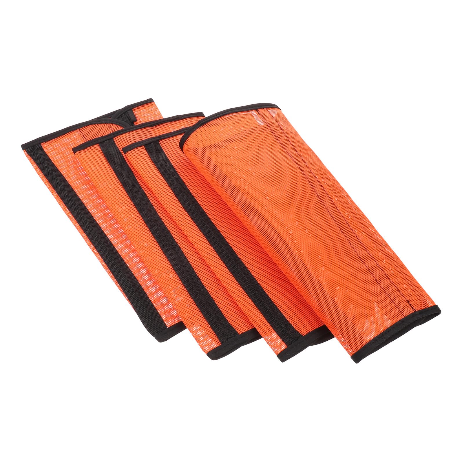 Protectores de patas para caballos pack de 4 botas de malla transpirable color naranja para pastoreo
