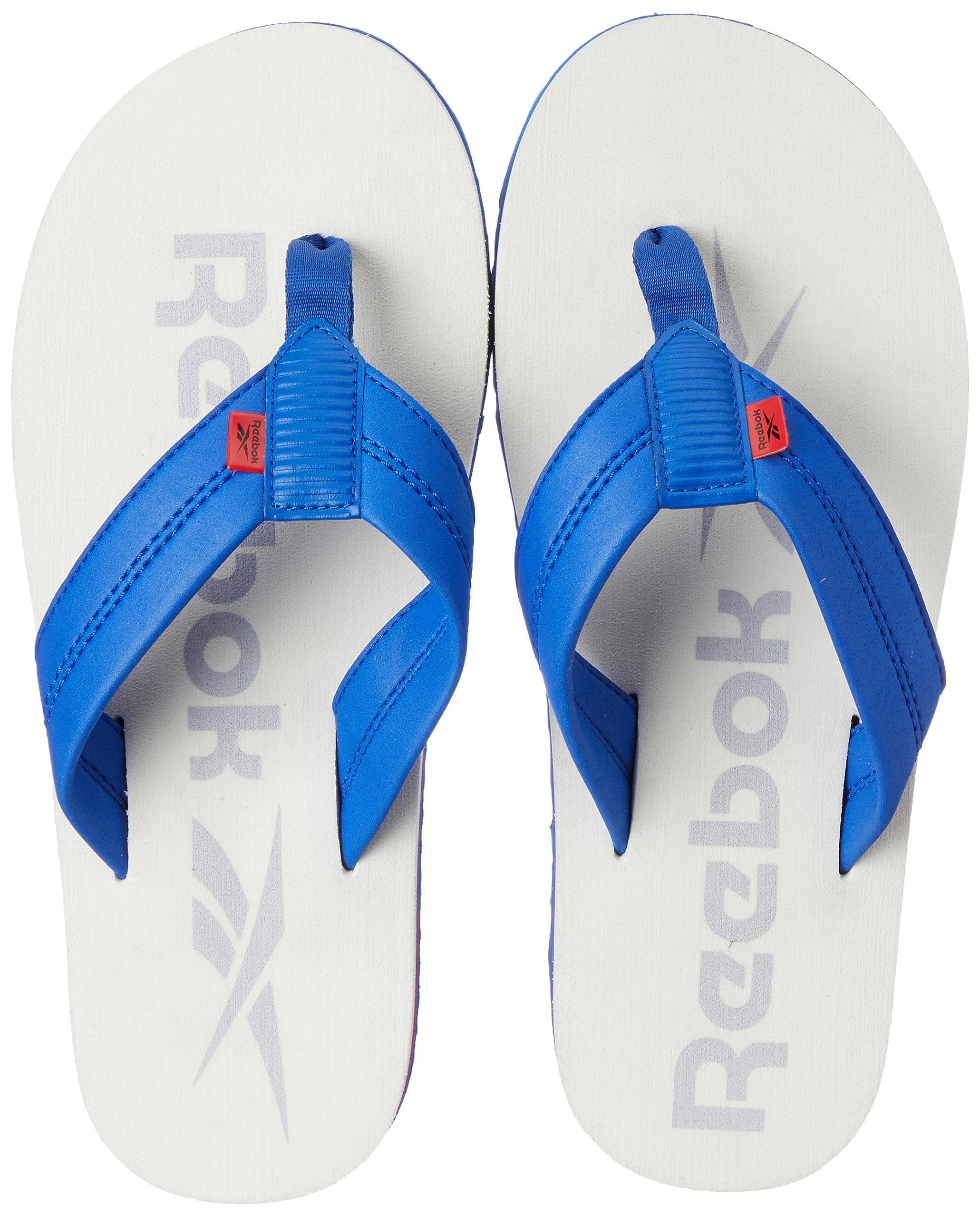 Reebok Men Textile/Synthetic Ridge Flip Swim Flip Flop WHITE/VECTOR RED/VECTOR BLUE UK-7 (B09N6N4YBT) Amazon Price History, Amazon Price Tracker