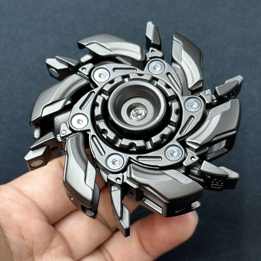 特注品 4枚羽 チタン製 ハンドスピナー EDC Amazon | EDC Fidget Sliders Open Armor Spinning TopFidget