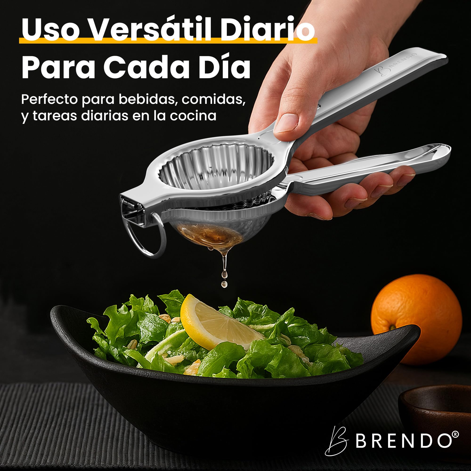 Exprimidor Manual de Limón Premium – Espremedor de Cítricos, Apto para Lavavajillas