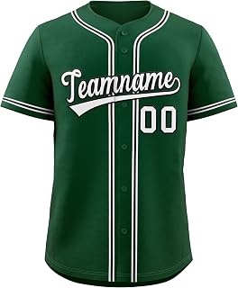 Custom Baseball Jersey Stitched Personalized Baseball Shirts Sports Uniform for Men Women Boy
