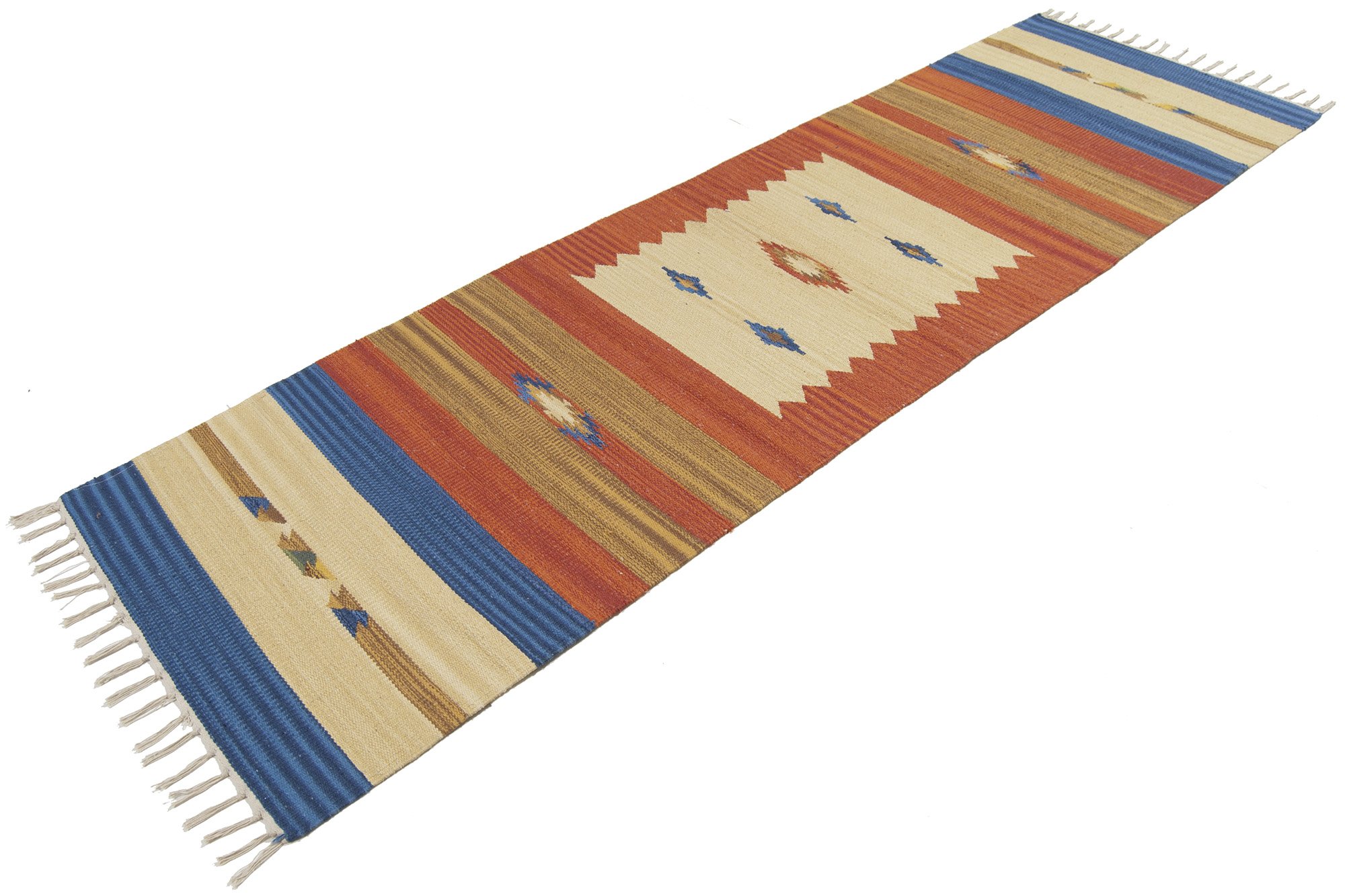 Galleria Farah1970 - 200x60 CM Kilim Autentico, Originale e Fatto a Mano Ideale Per il Corridoio , Ufficio , Seconda Casa e la Cucina ( LAVABILE IN LAVATRICE ) …