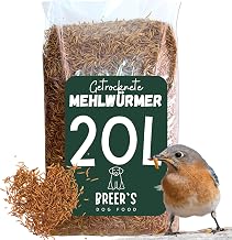 Dried Mealworms 20 Litres Food for Birds Fish Rodents Reptiles Hedgehogs