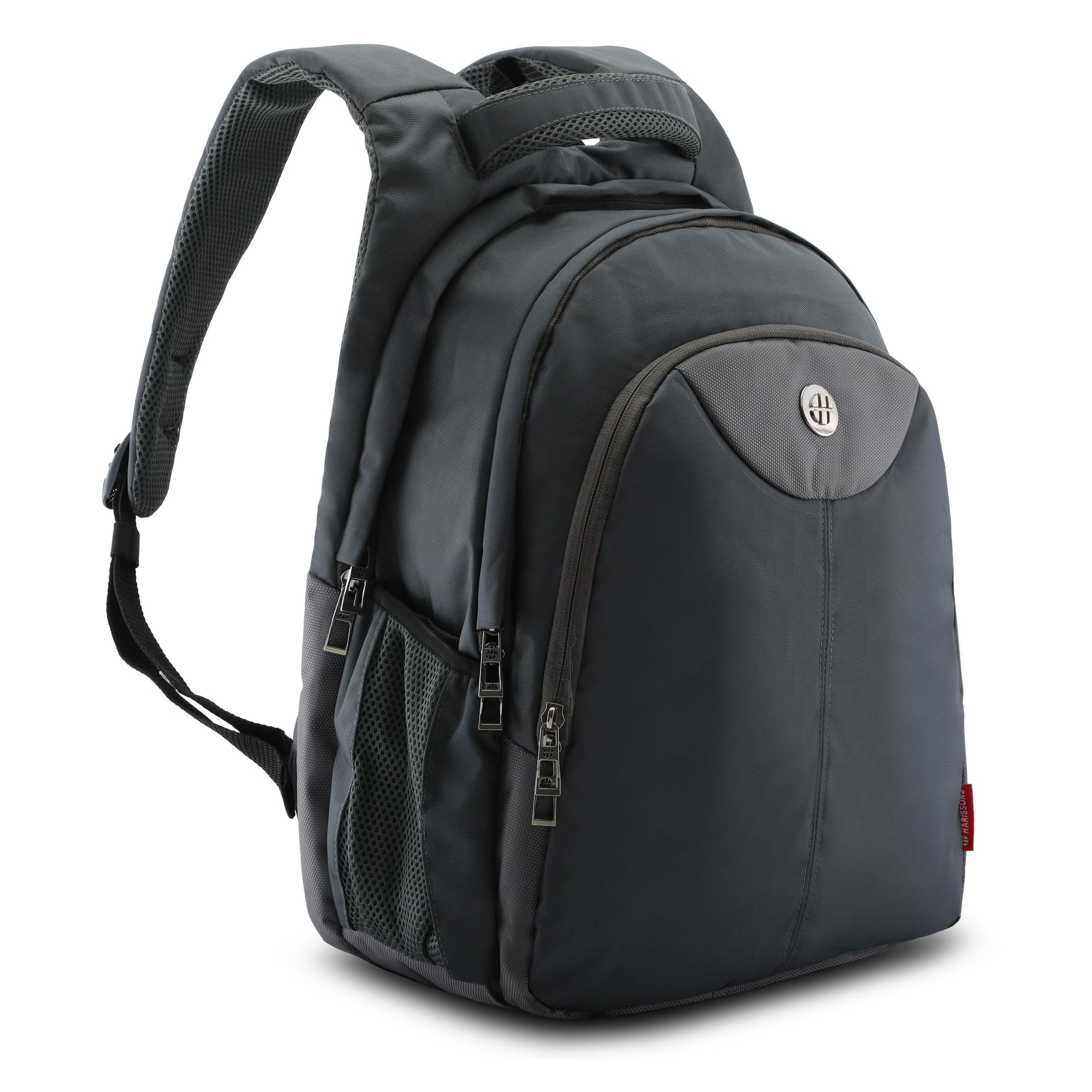 HARISSONS Bags Azzaro 17 Inch Laptop Backpack for Men & Women (Grey, 35 Ltrs) with ERGO-GRIP Shoulder Straps, Spacious Compartments & Dedicated Laptop Sleeve | Water, Dust & Scratch Resistant (B00H6ZQ3Y4) Amazon Price History, Amazon Price Tracker