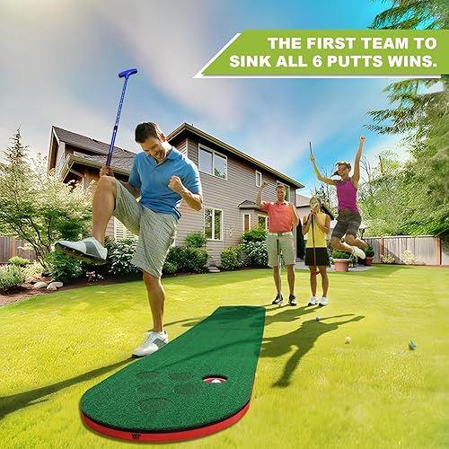 Miniatura 5 de Mini campo de golf, Putter Golf Pong, Juego de golf, Putting Green Interior, Golf Putting Mat, Cosas de golf, Golf, Putting Matt para interiores,