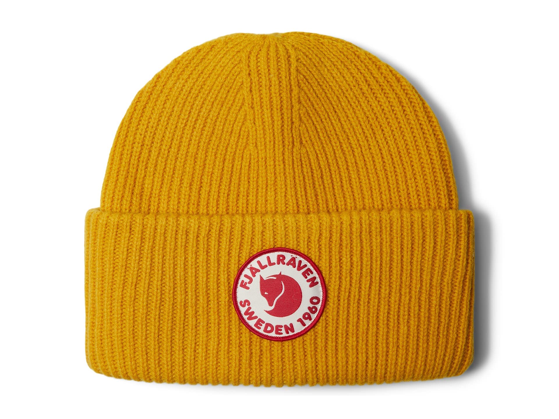 Fjallraven Unisex Yellow Fjällräven 1960 Logo Beanie
