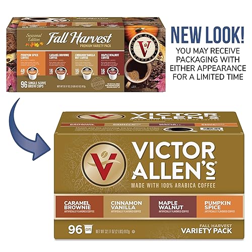Miniatura 5 de Victor Allen Coffee Fall Harvest Variedad Pack de 96 unidades (Compatible con 2.0 Keurig Brewers)