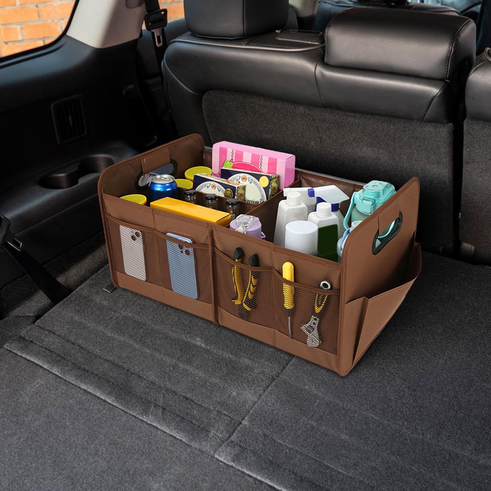 Organizador De Maletero De Coche Cesta Resistente de Oxford Plegable para