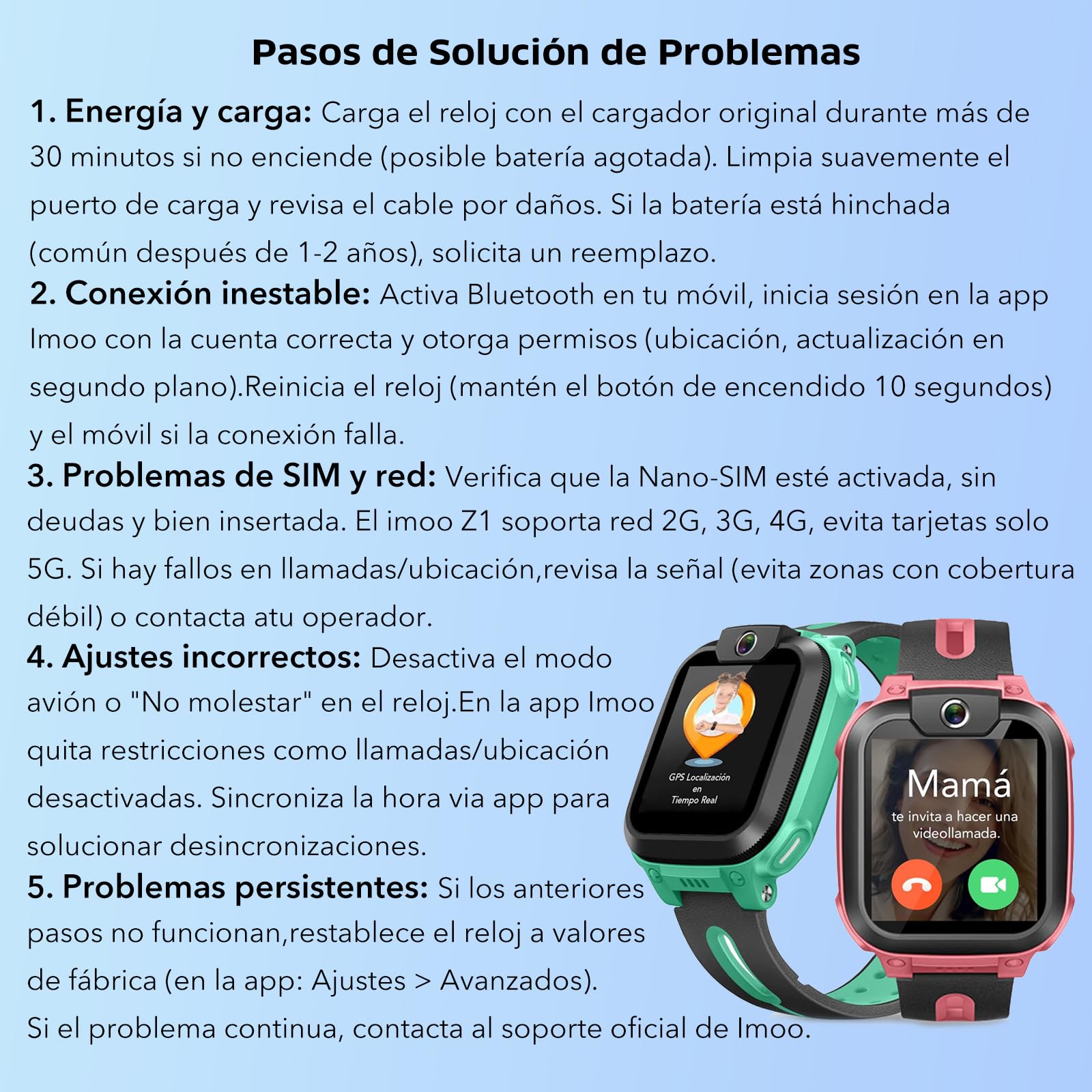 imoo Z1 Reloj Inteligente Niño 4G, Reloj Niño con Videollamada, Reloj GPS Niños con Llamada, Chat, SOS, Smartwatch Niños con Class Mode, Waterproof IPX8, Relojes Niña Watch -Verde