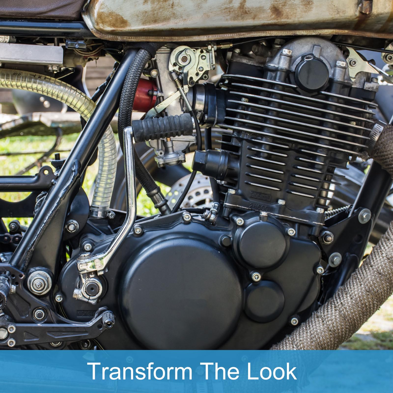 QUARKZMAN Auspuffband 2x16' Lila - Hitzeschutz Für Motorräder & Hot Rods