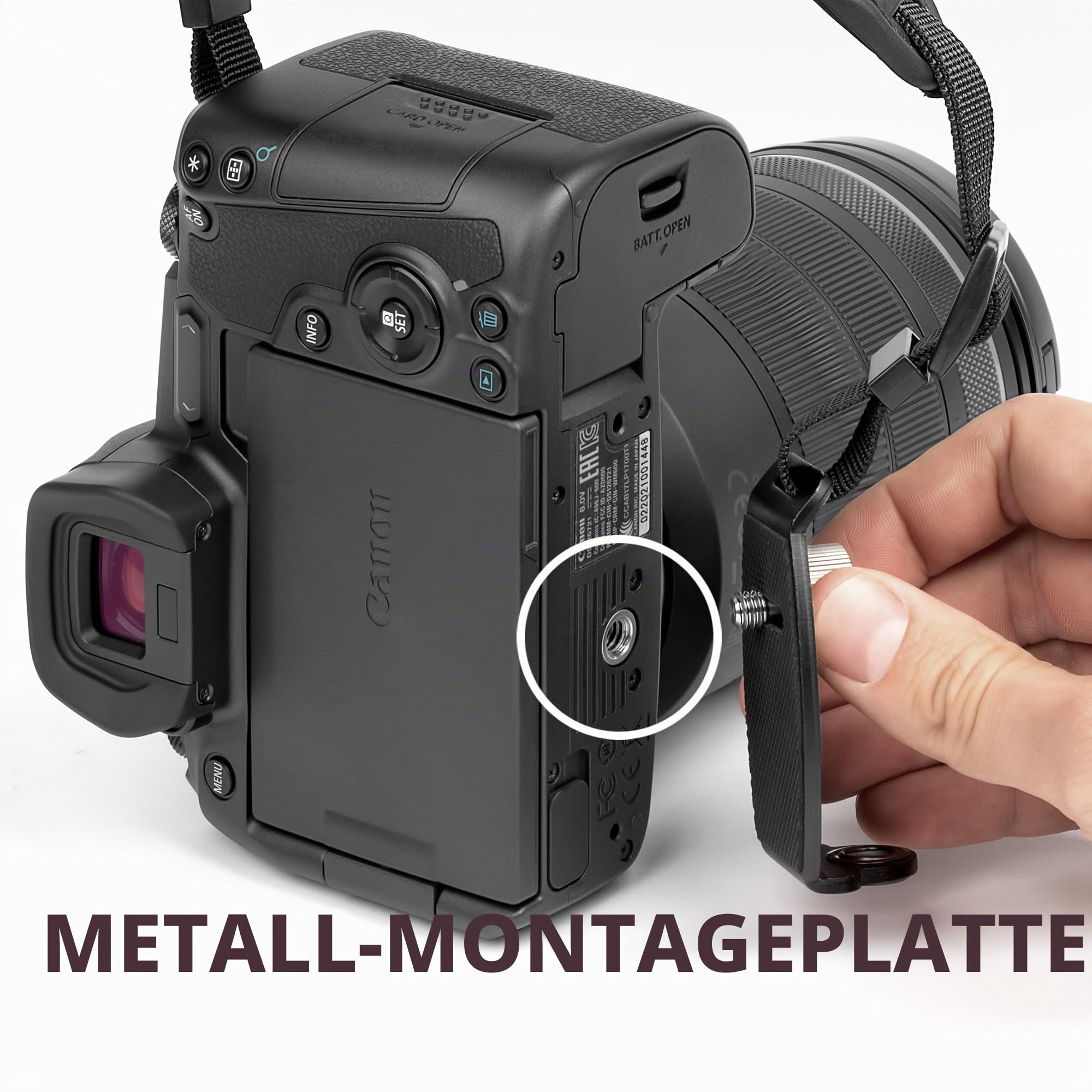 Altura Photo Kamera-Handschlaufe – sicherer Kameragriff, gepolsterte von für DSLR und spiegellose Kameras Kameragurte Fotografen kompatibel mit Kamera-Umhängeband