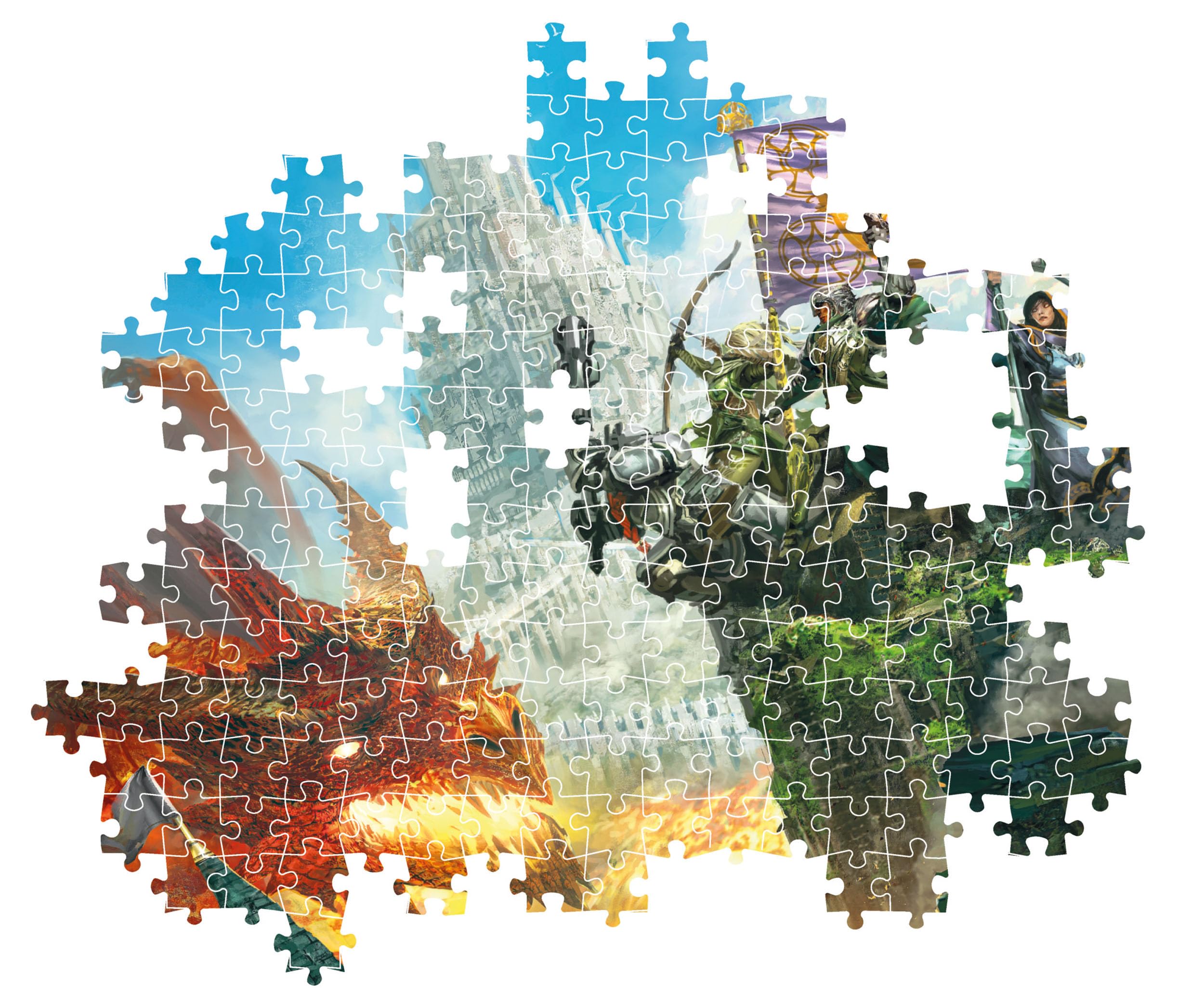 Clementoni Jigsaw Puzzle Cube Dungeons & Dragons 500 Pieces, Gaming Collection Puzzle For Adults 14-99 Years - Image 4