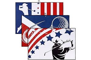 Mixweer American Flag Microfiber Golf Towels: Unparalleled Performance on the Green