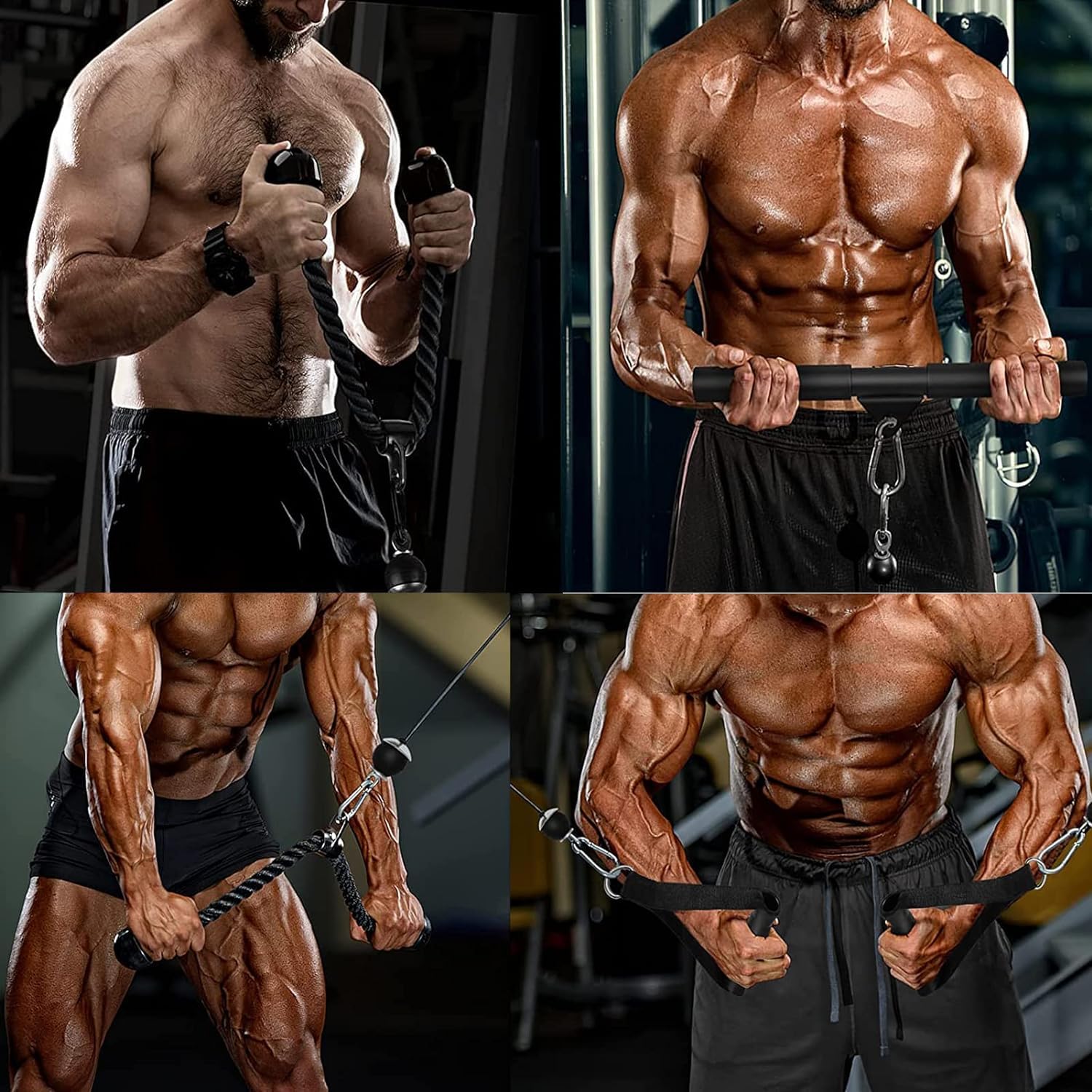 Taeku Puleggia da Palestra, Pro Rullo per Avambraccio Training LAT Machine Fitness Allenamento per la Forza del Braccio per Casa Palestra Allenamento