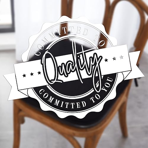 Miniatura 8 de Elegant Comfort Juego de 2 fundas para cojín para silla con lazos y parte trasera de goma antideslizante, espuma viscoelástica gruesa, almohadilla