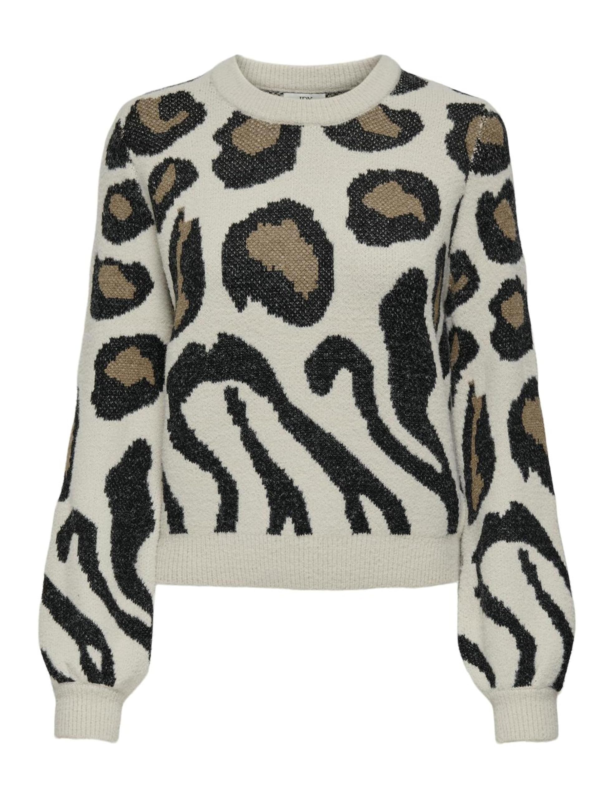 JDY Damen Jdylorraine Animal L/S Pullover KNT Noos Jdylorraine Animal L/S Pullover KNT Noos (1er Pack)