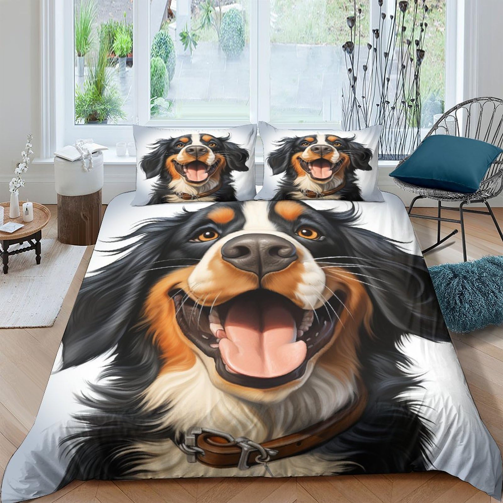Parure de lit 220x240 en microfibres douce pour lit king size d'enfant
