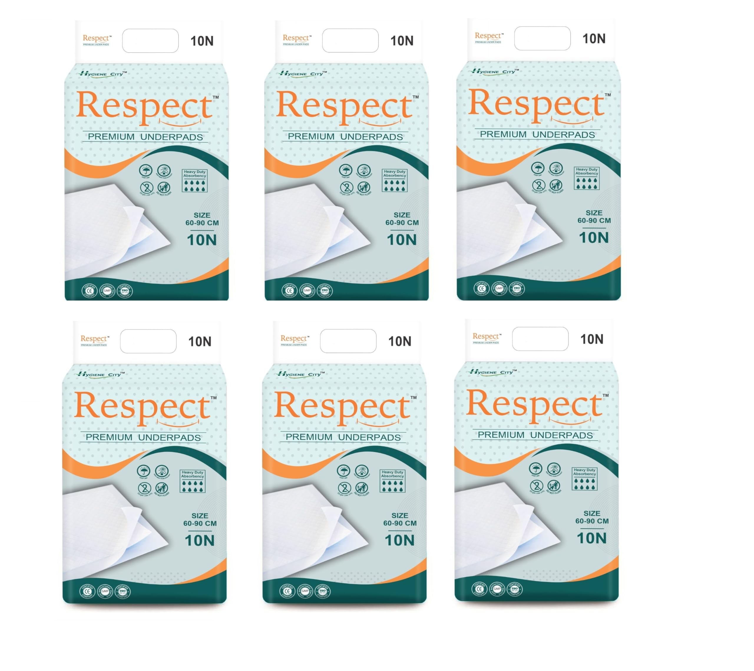 Respect Adult Premium Underpad (10 sheets, Size-60-90 cm) Pack Of 6 (B0CJ6SZLD1) Amazon Price History, Amazon Price Tracker