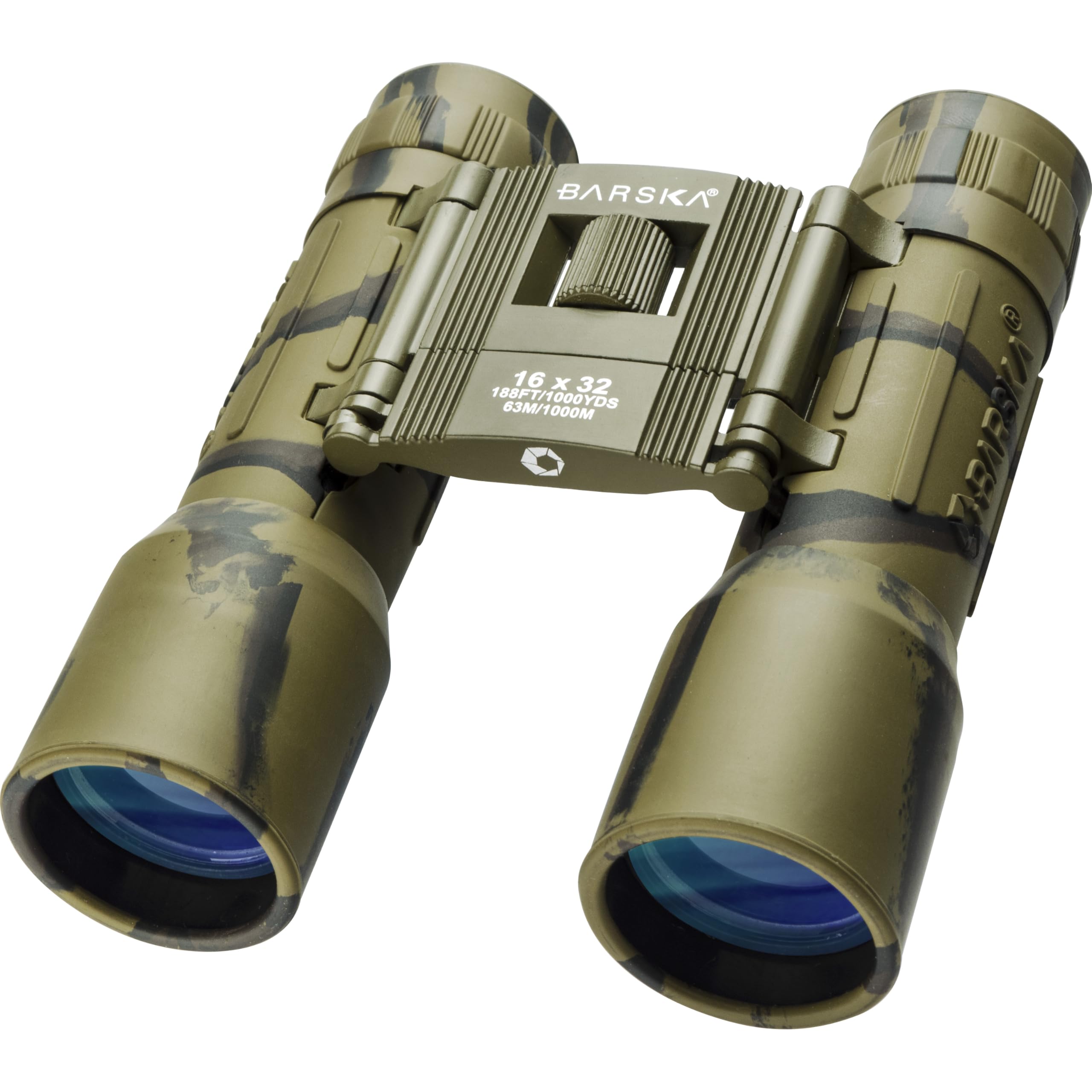 Lucid 16x32 Compact Binocular (Camouflage) by Barska – 16x32, Premium Optics, Camouflage, Model AB10122