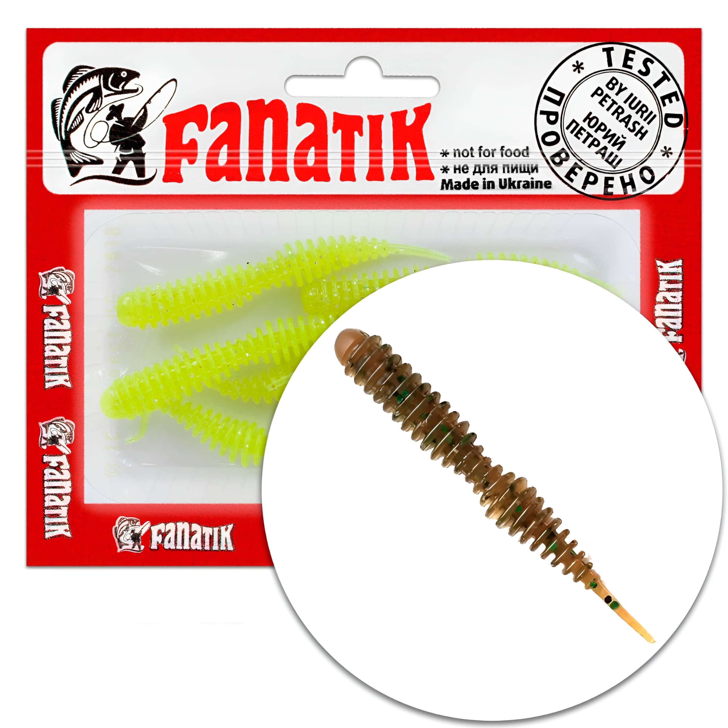 FANATIK Soft lures DAGGER 1.6" 2.5" 4" 4-10cm Silicone Fishing Bait Artificial Sofbaits Twister Jig Minnow Drop Shot Fanatic (004, 1.6" - 4.1cm - 10pcs.)