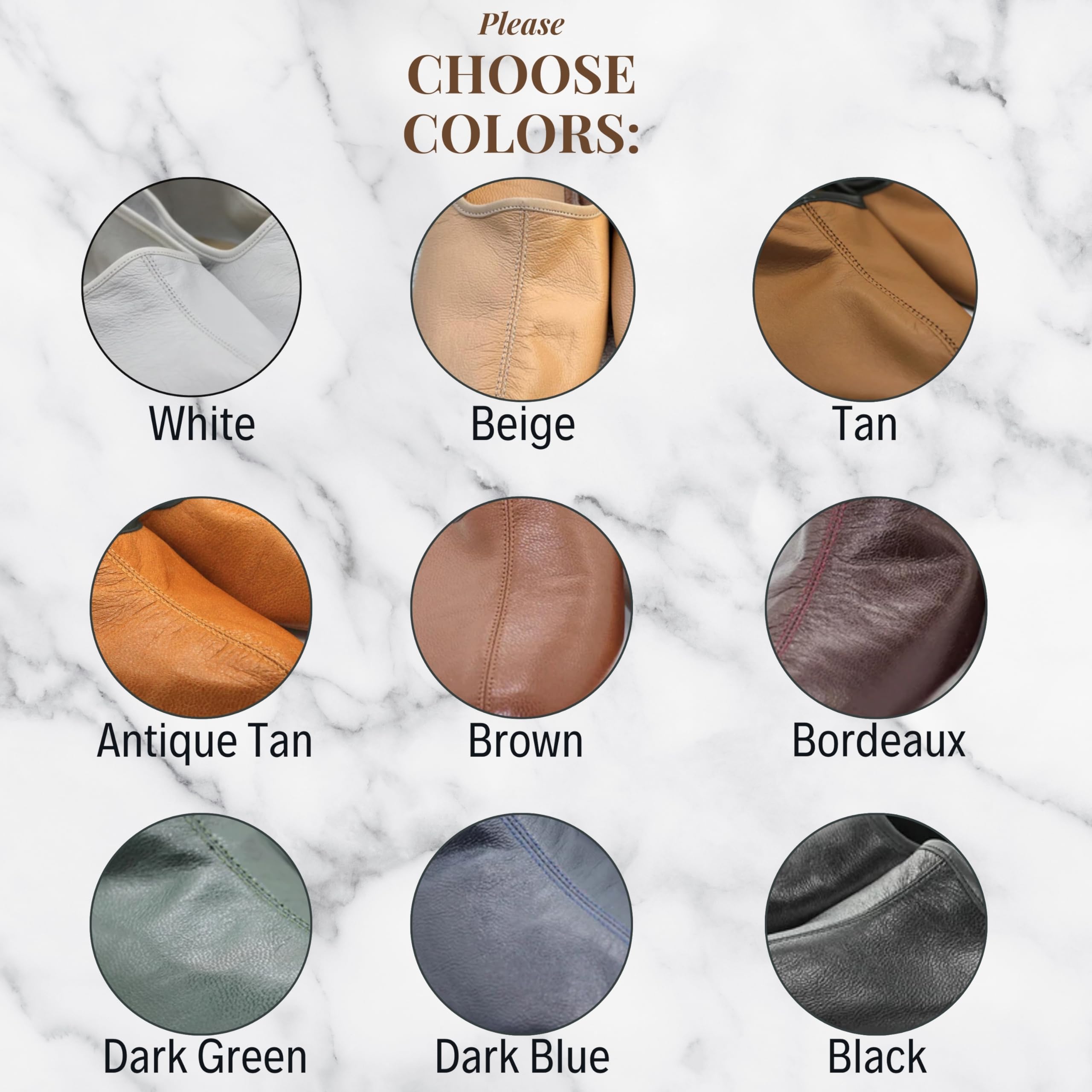 Womens Indoor Leather Slippers Antique Tan Traditional Babouche House Shoes Barefoot Moccasin