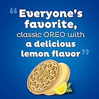 Vista 12 de OREO - Galletas tipo sándwich de limón y crema, tamaño fiesta, 24.95 oz