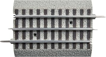 Lionel FasTrack 4.5-Inch Straight O Gauge 4-Piece Track Pack | 3-Rail FasTrack Expansion Track, For Model Train Layouts & Railroad Sets, Age 14+