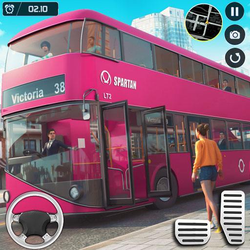 Coach Bus Driver Bus Games 3D City Bus Driving Simulator Free Game