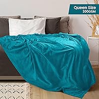 Vista 100 de Utopia Bedding - Manta de vellón de lujo, mullida, antiestática; manta de suave microfibra de 8.8 oz/yd² (300 g/m²) para cama; tamaño individual